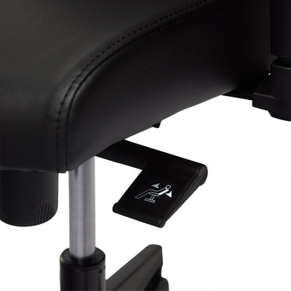 Bureaustoel WPD Basic Semi-Leer | Zwart | EN1335