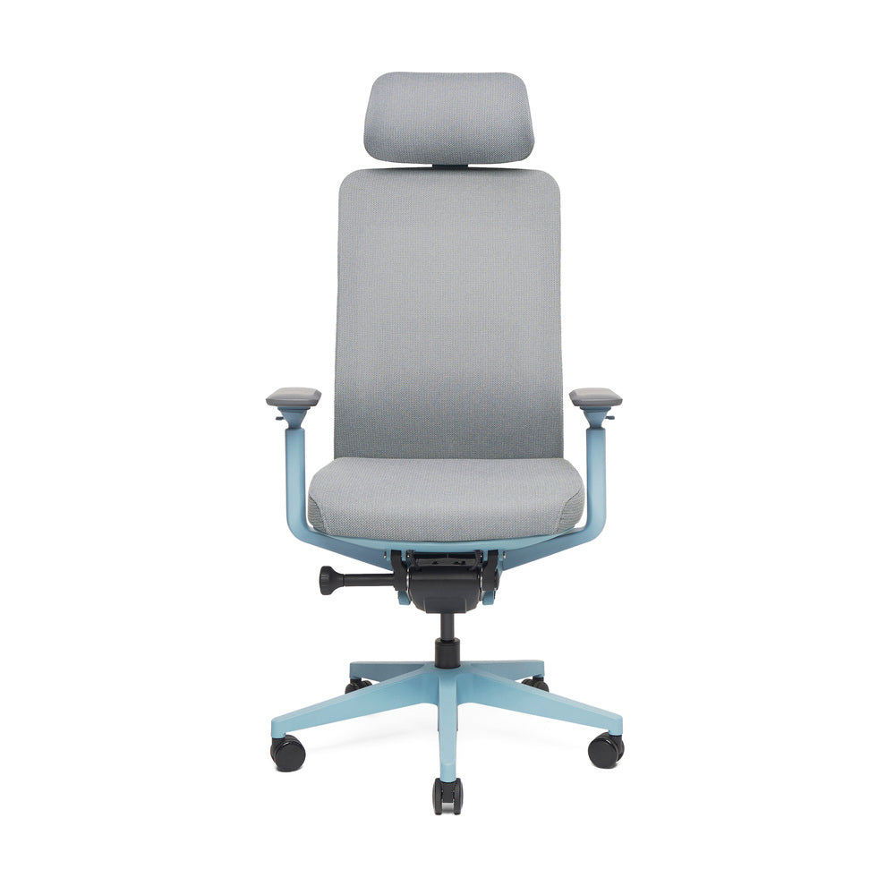 Bureaustoel WPD Cara Hoofdsteun | Blauw | EN1335