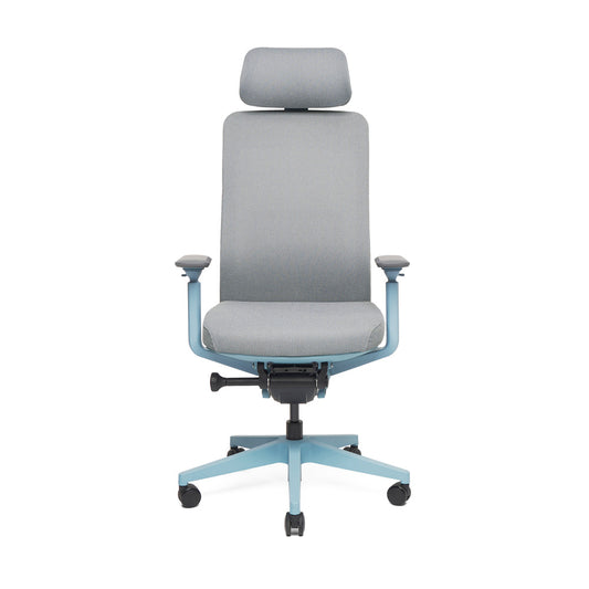 Bureaustoel WPD Cara Hoofdsteun | Blauw | EN1335