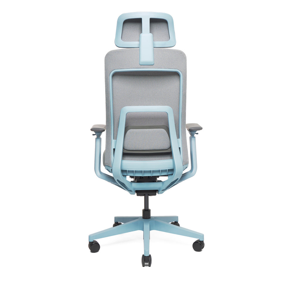 Bureaustoel WPD Cara Hoofdsteun | Blauw | EN1335