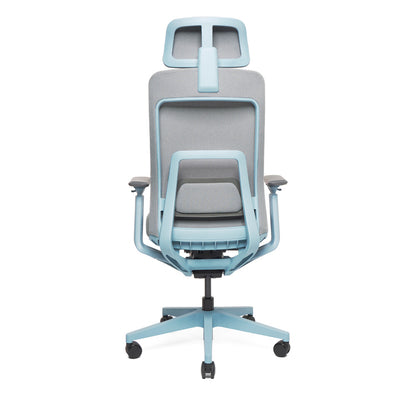 Bureaustoel WPD Cara Hoofdsteun | Blauw | EN1335