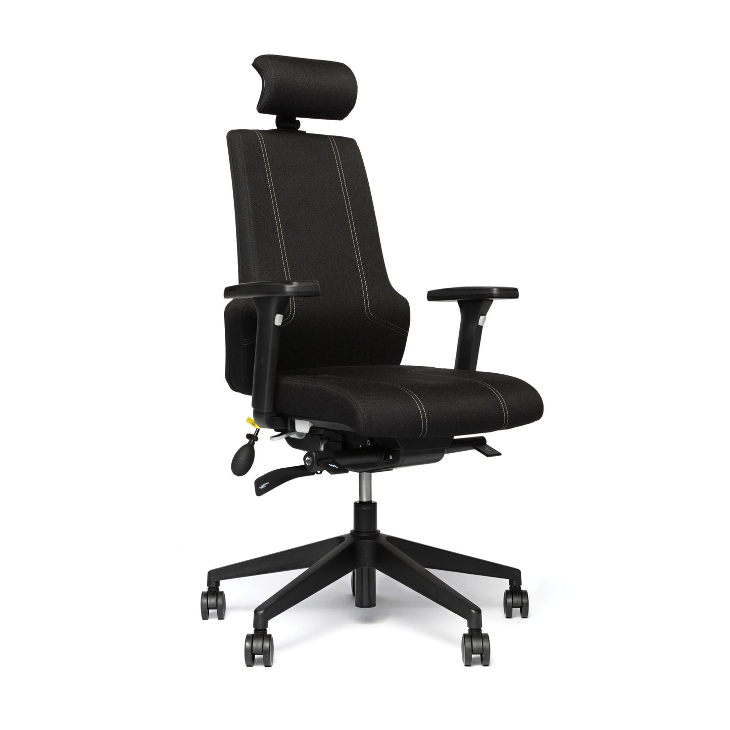 Bureaustoel WPD Comfy Air Hoofdsteun | Zwart | EN1335