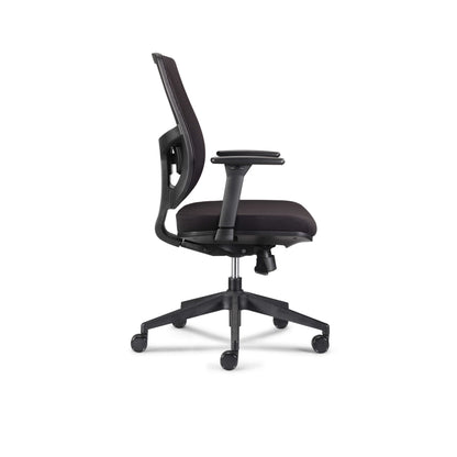 Bureaustoel WPD Glide Stof | Zwart | EN1335