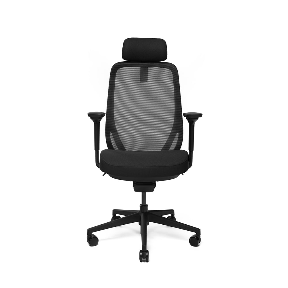 Bureaustoel WPD Glory Hoofdsteun | Zwart | EN1335