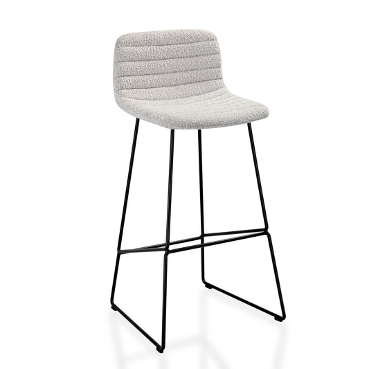 Barkruk WPD 609 | 76 cm | Bouclé | Leverbaar In 4 Kleuren