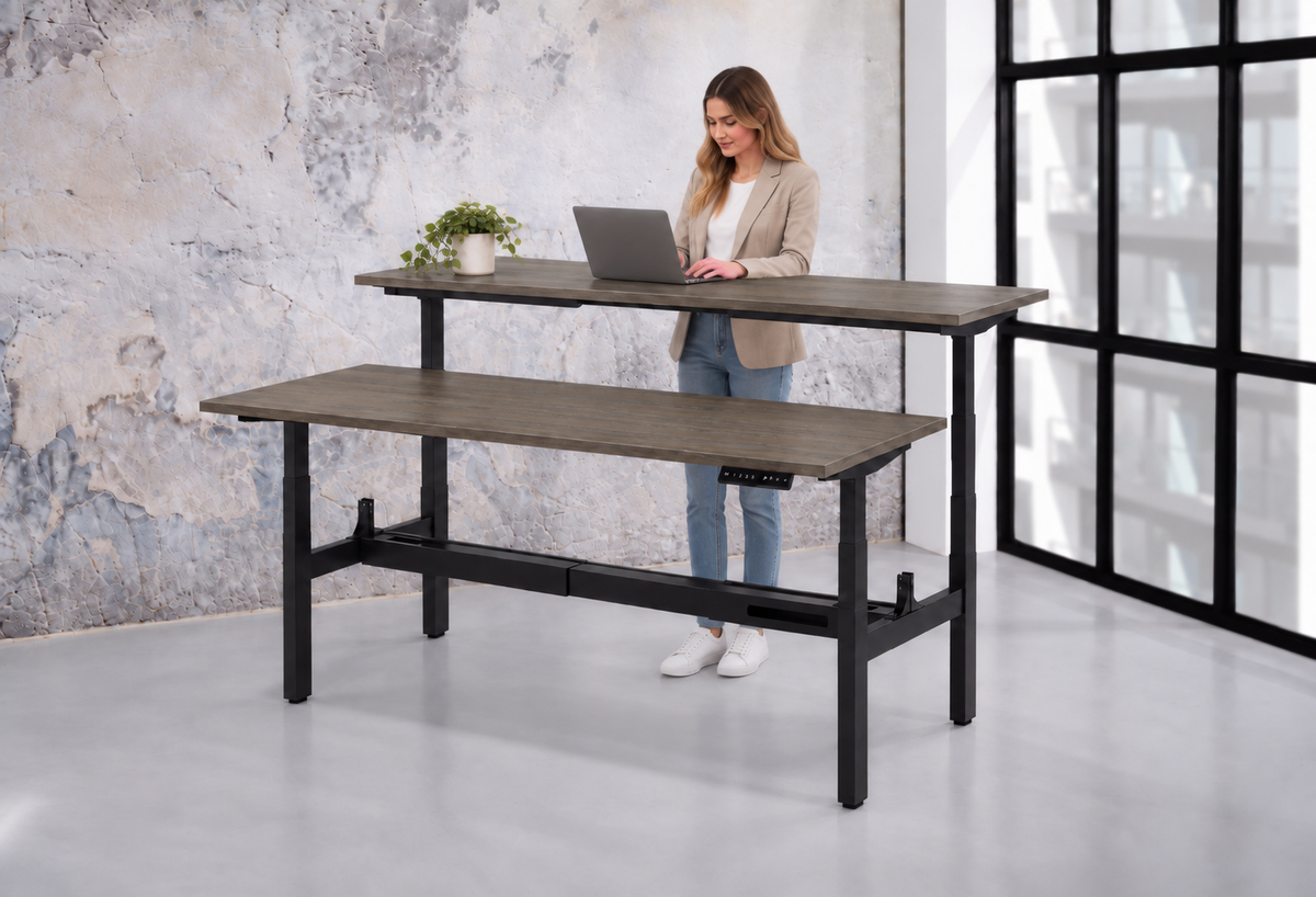 Zit-Sta Duo Bureau Elektrisch WPD | 140x80 cm