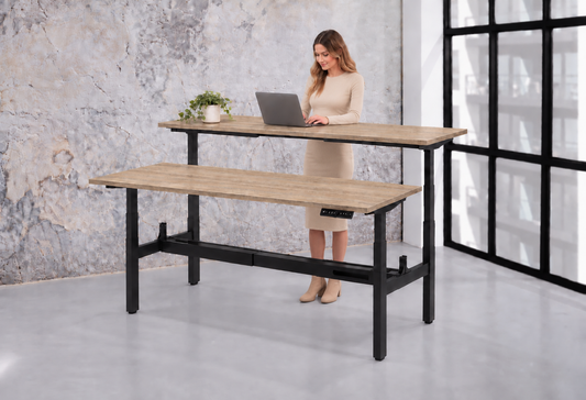 Zit-Sta Duo Bureau Elektrisch WPD | 120x80 cm
