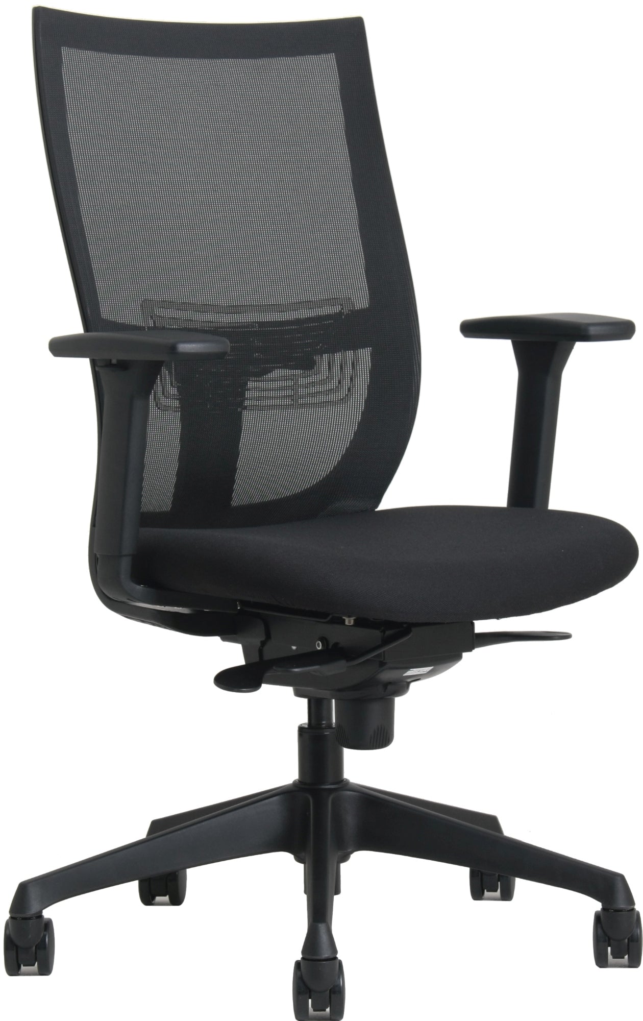 Curve bureaustoel | netrug | NEN EN1335