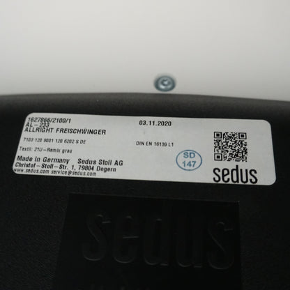 Sedus Allright Vergaderstoel | Grijs / Wit