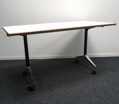Wilkhahn Timetable Klaptafel | Verrijdbaar | 140 x 70 cm