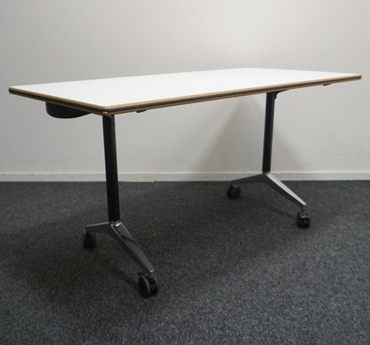Wilkhahn Timetable Klaptafel | Verrijdbaar | 140 x 70 cm