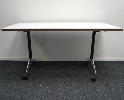 Wilkhahn Timetable Klaptafel | Verrijdbaar | 140 x 70 cm