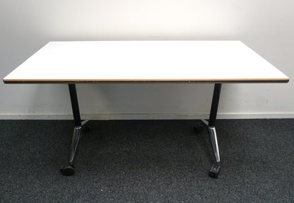 Wilkhahn Timetable Klaptafel | Verrijdbaar | 140 x 70 cm