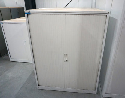 TDS Roldeurkast | Archiefkast | 153 x 120 x 46,5 cm | Wit