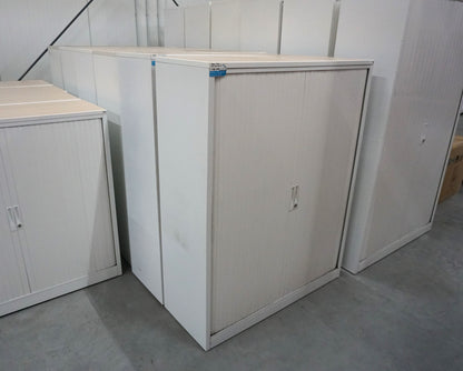 TDS Roldeurkast | Archiefkast | 153 x 120 x 46,5 cm | Wit