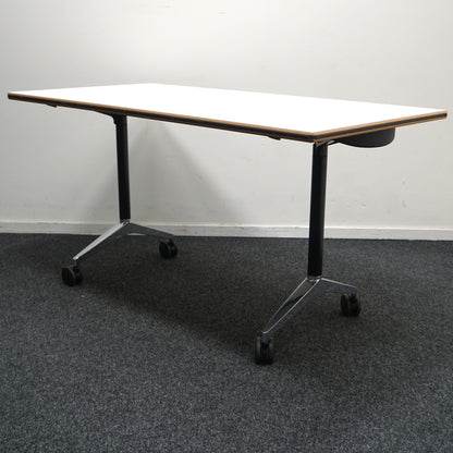 Wilkhahn Timetable Klaptafel | Verrijdbaar | 140 x 70 cm