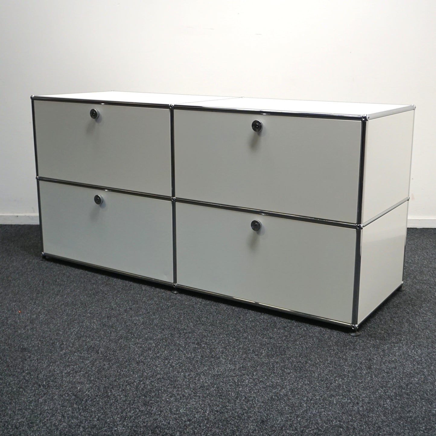 USM Haller Design Kast | Wit | Dressoir | 75 x 152 x 52 cm