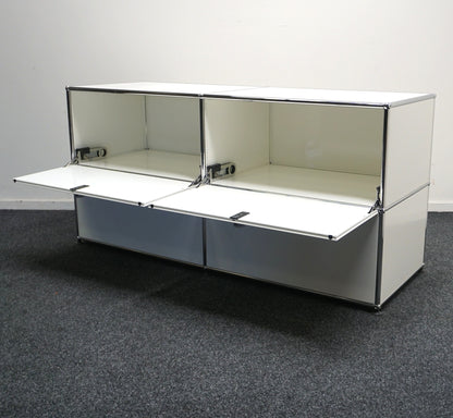 USM Haller Design Kast | Wit | Dressoir | 75 x 152 x 52 cm