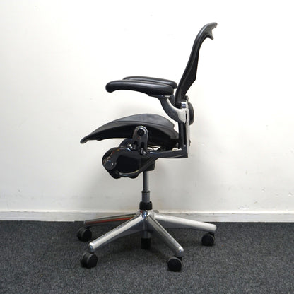 Herman Miller Aeron type B Bureaustoel | Ergonomisch | Antraciet / Chroom