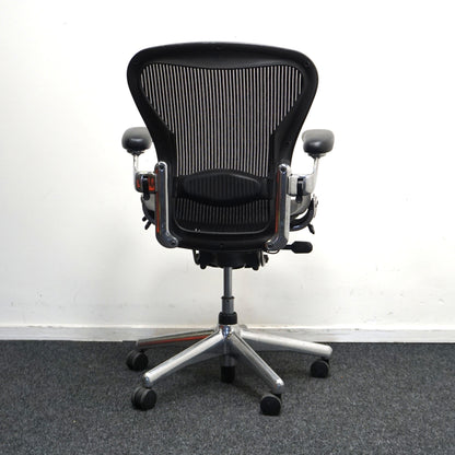 Herman Miller Aeron type B Bureaustoel | Ergonomisch | Antraciet / Chroom