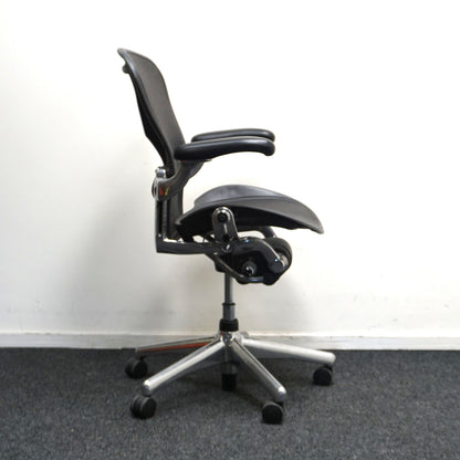 Herman Miller Aeron type B Bureaustoel | Ergonomisch | Antraciet / Chroom