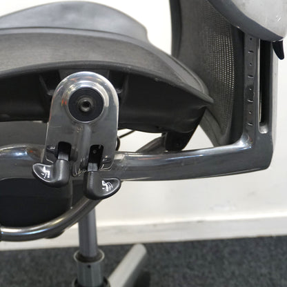 Herman Miller Aeron type B Bureaustoel | Ergonomisch | Antraciet / Chroom