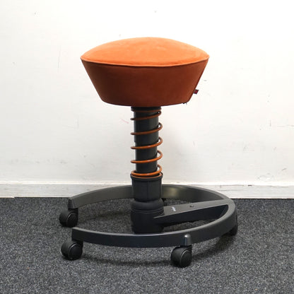 Aeris Swopper Classic Design Kruk | Balans Kruk | Verrijdbaar | Oranje