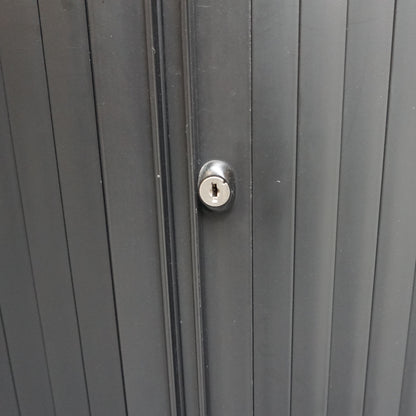 Ahrend Roldeurkast | Archiefkast | 195 x 120 x 45 cm | Zilvergrijs / Zwart