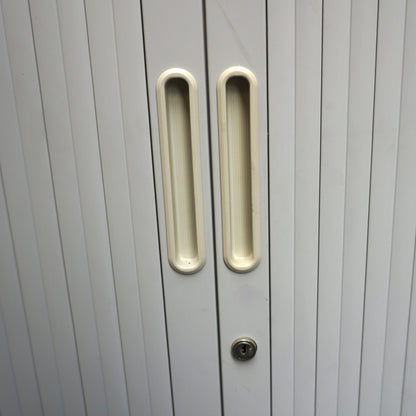 Roldeurkast | Archiefkast | 198 x 80 x 45 cm | Lichtgrijs