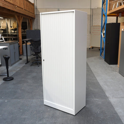 Ahrend Roldeurkast | Archiefkast | 195 x 80 x 45 cm | Wit | Kunststof Deuren