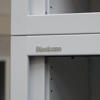 Steelcase Roldeurkast | Archiefkast | 197/52 x 120 x 43 cm | Wit