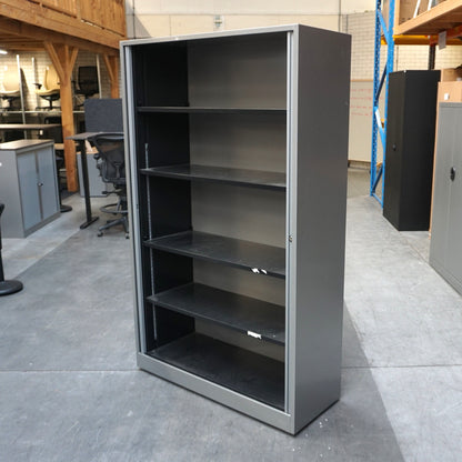 Ahrend Roldeurkast | Archiefkast | 195 x 120 x 45 cm | Grijs | Kunststof deuren