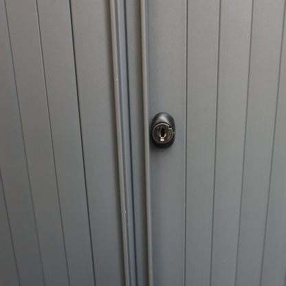 Ahrend Roldeurkast | Archiefkast | 195 x 120 x 45 cm | Grijs | Kunststof deuren