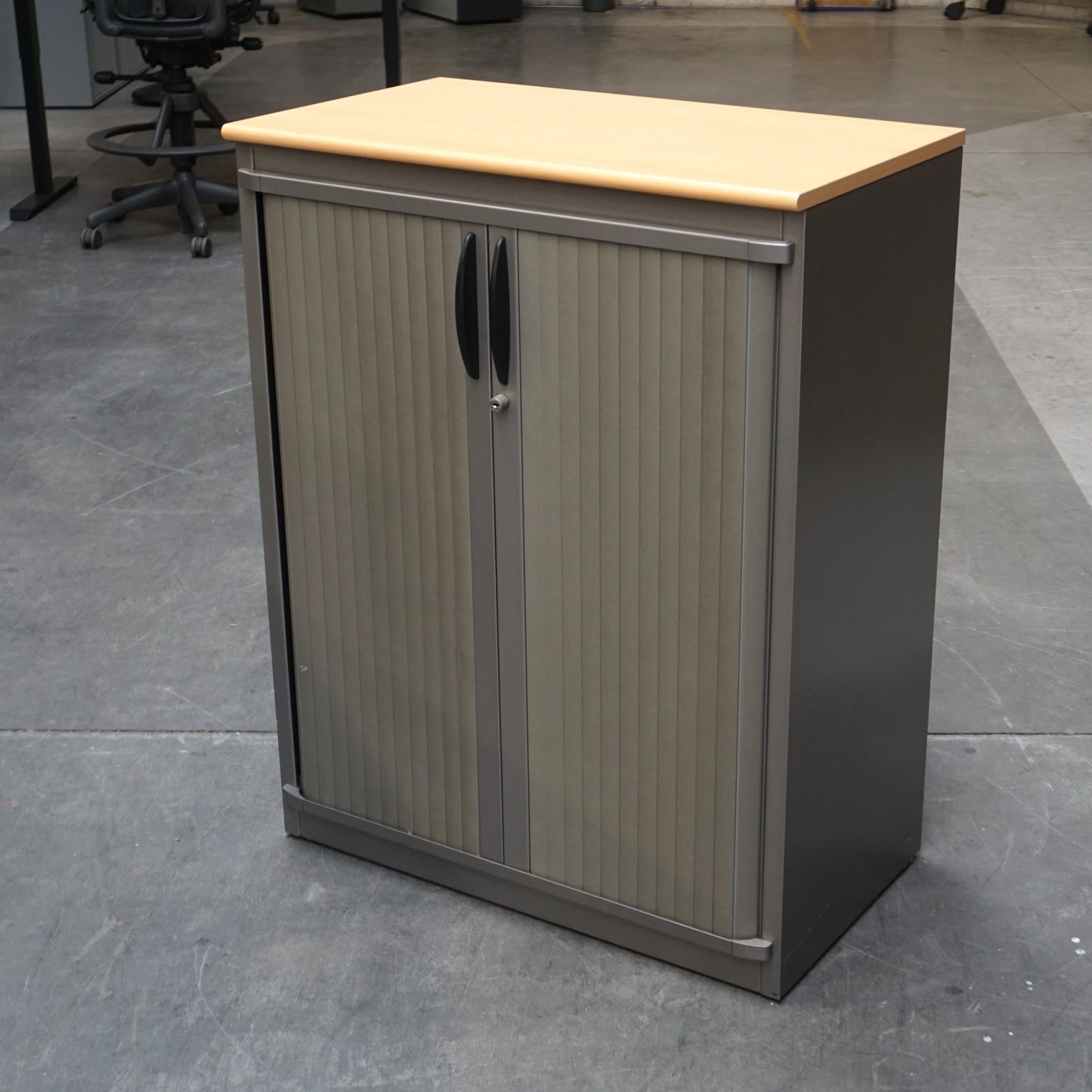 Steelcase Roldeurkast | Archiefkast | 101 x 80 x 45 cm | Grijs