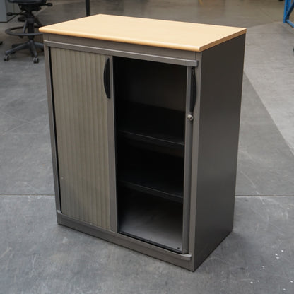 Steelcase Roldeurkast | Archiefkast | 101 x 80 x 45 cm | Grijs