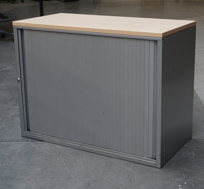 Roldeurkast | Archiefkast | 76 x 100 x 45 cm | Grijs