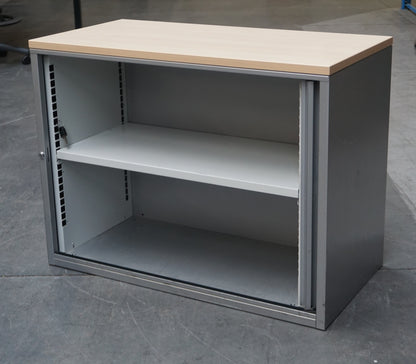 Roldeurkast | Archiefkast | 76 x 100 x 45 cm | Grijs
