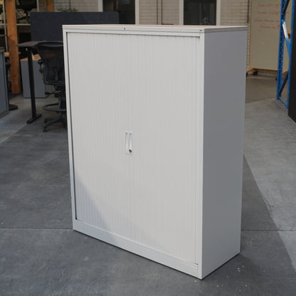 TDS Roldeurkast | Archiefkast | 153 x 120 x 46,5 cm | Wit