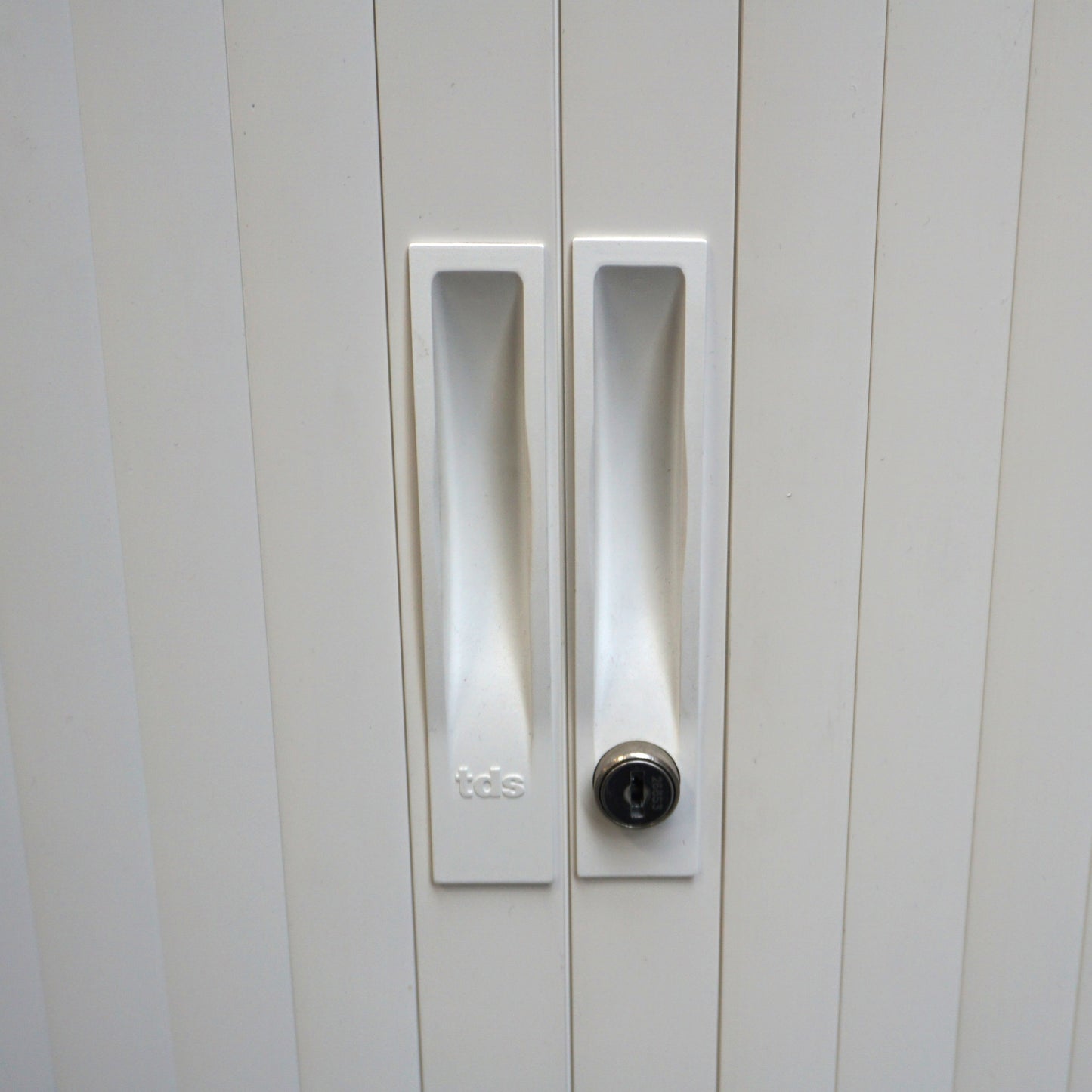 TDS Roldeurkast | Archiefkast | 153 x 120 x 46,5 cm | Wit
