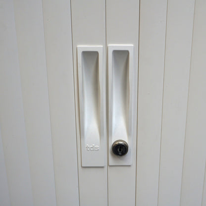 TDS Roldeurkast | Archiefkast | 153 x 120 x 46,5 cm | Wit