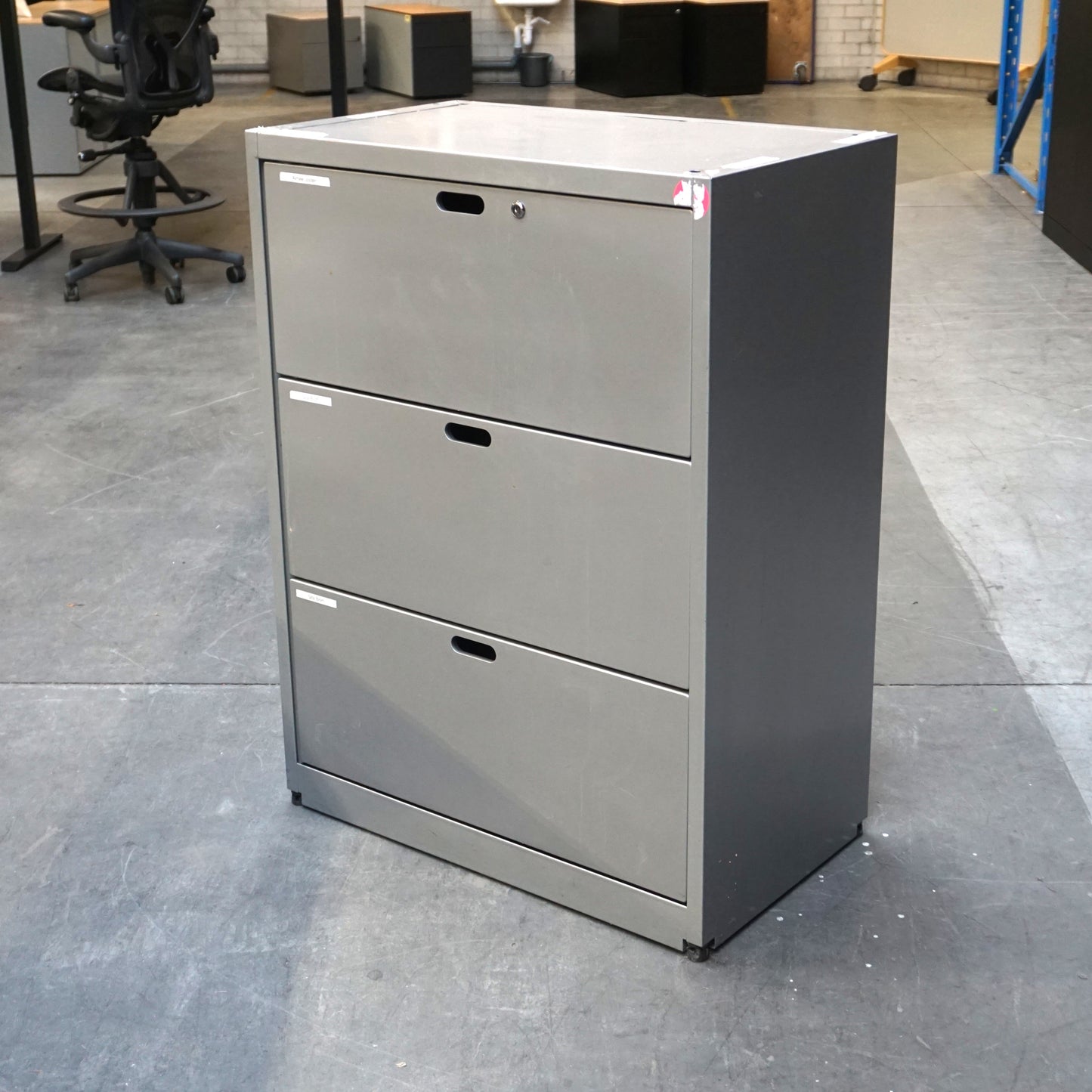 Assenburg Ladekast | Archiefkast | 108 x 80 x 47 cm | Grijs