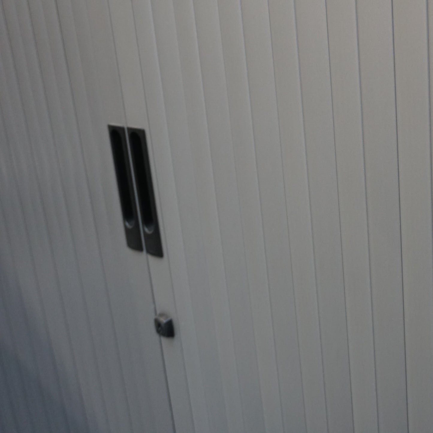 Aspa Roldeurkast | Archiefkast | 106 x 120 x 46 cm | Grijs / Ahorn blad