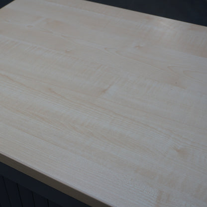 Aspa Roldeurkast | Archiefkast | 106 x 120 x 46 cm | Grijs / Ahorn blad