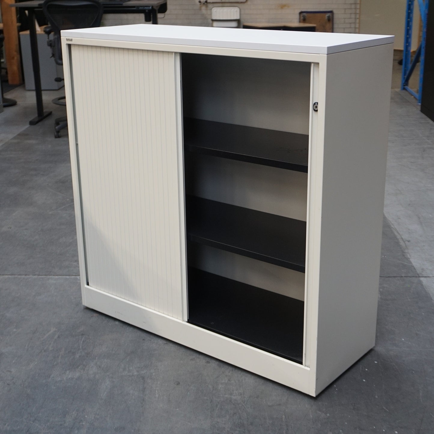 Ahrend Roldeurkast | Archiefkast | 120 x 120 x 45 cm | Creme Wit