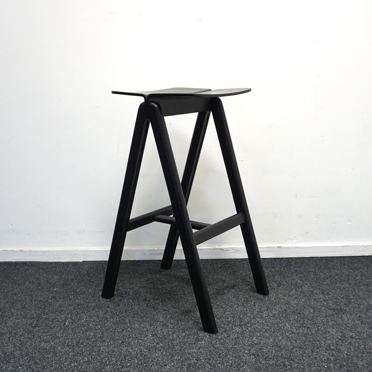 HAY Copenhague Design Barkruk | Zwart | Zithoogte 75 cm