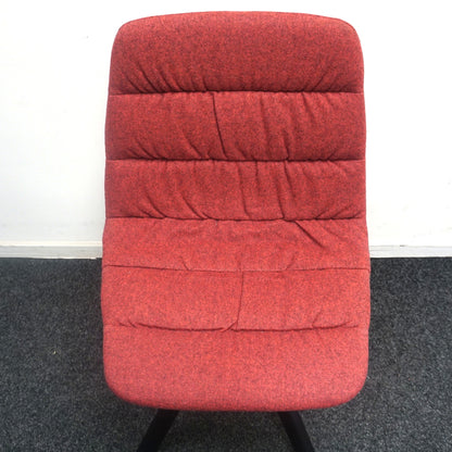 Viccarbe Maarten Soft Upholstery Design Stoel | Bordeauxrood