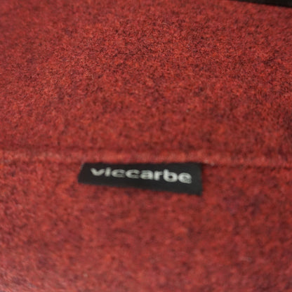 Viccarbe Maarten Soft Upholstery Design Stoel | Bordeauxrood