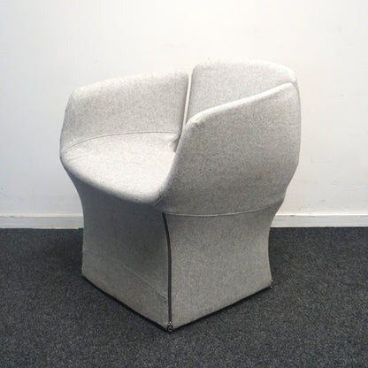 Moroso Bloomy Design Fauteuil | Lichtgrijs