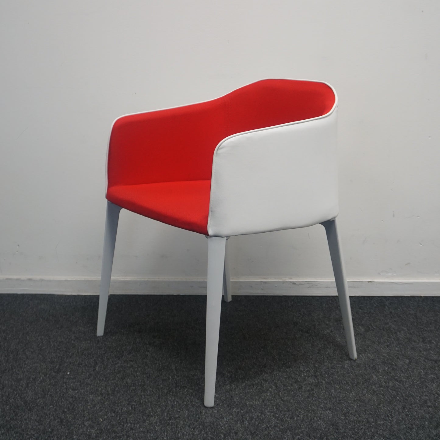 Pedrali Laja 885 Design Stoel | Wit / Rood