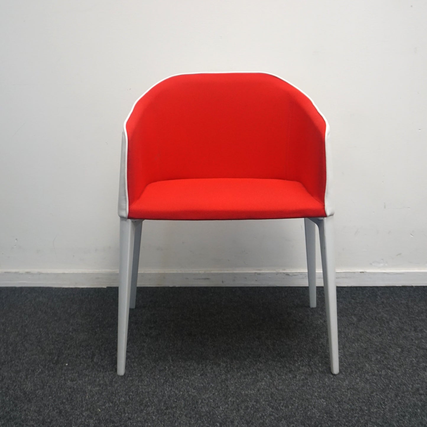 Pedrali Laja 885 Design Stoel | Wit / Rood